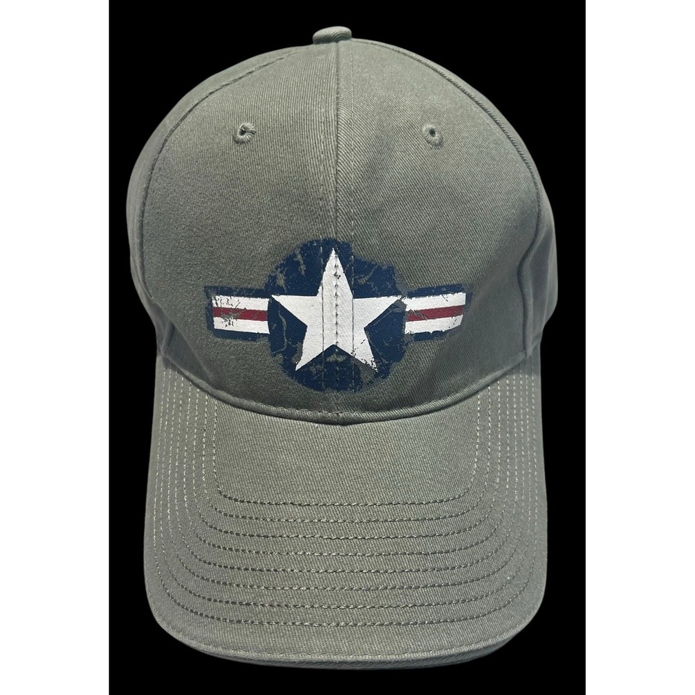 Rothco Mens Vintage Air Corps Logo Low Profile Olive Green USAAF Baseball Cap